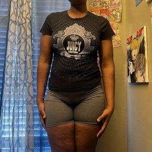 rare vintage juicy couture black shirt